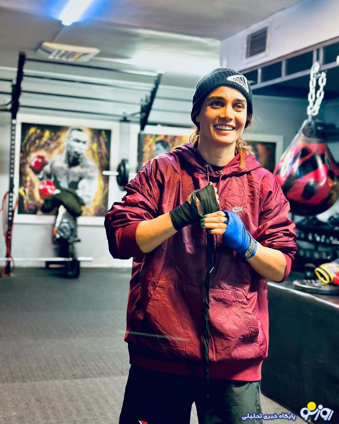 دختری جذاب و ورزشکار و هنرمند حرفه‌ای ایرانی!