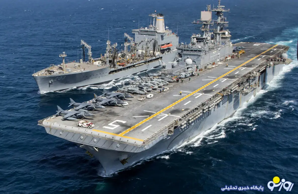 بزرگترین ناو جهان به مرزهای ایران اعزام شد بزرگترین ناو جهان به مرزهای ایران اعزام شد