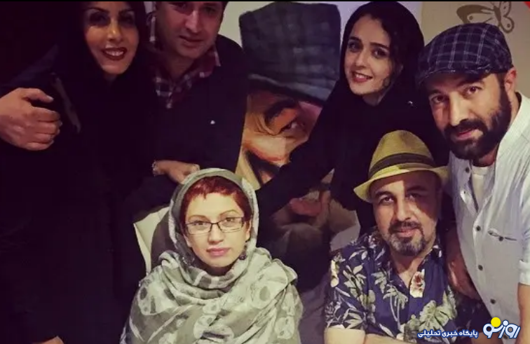 تصویر «ترانه علیدوستی» در جشن تولد رضا عطاران