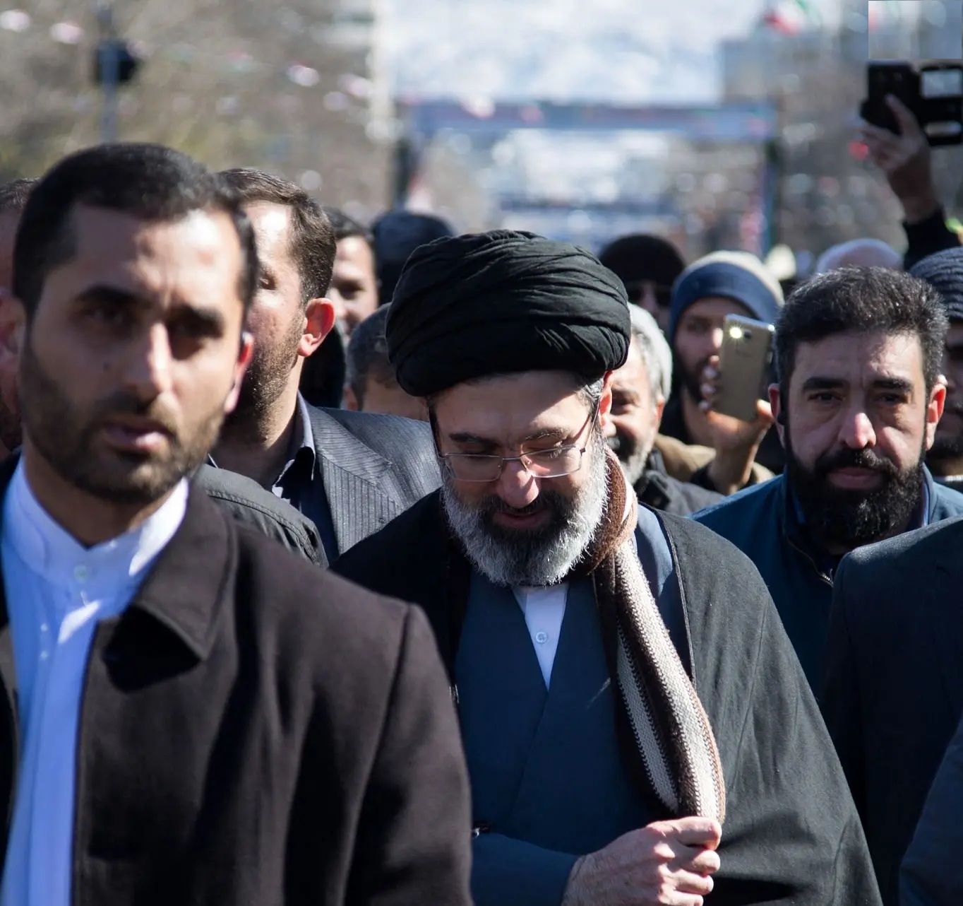 سال 98؛ سیدمجتبی خامنه ای در راهپیمایی روز قدس