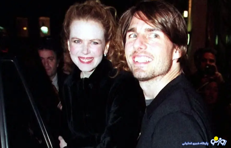 نیکول کیدمن و تام کروز در سال ۱۳۷۷