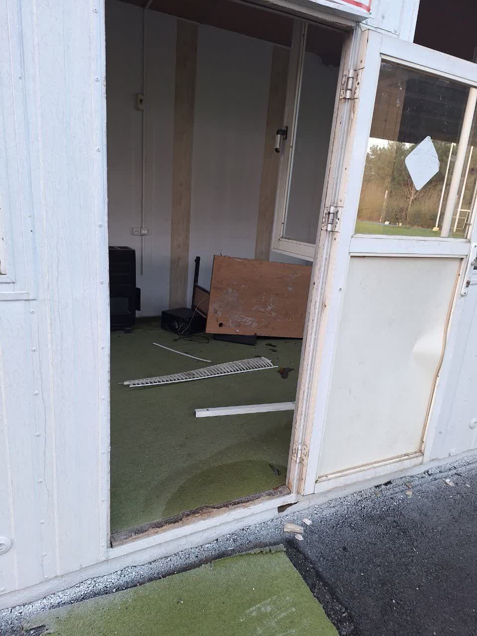 عکس| تخریب بخش‌هایی از فدراسیون های ووشو، تیراندازی، چوگان و تیر و کمان/ آسیب به مجموعه تاریخی فرح آباد