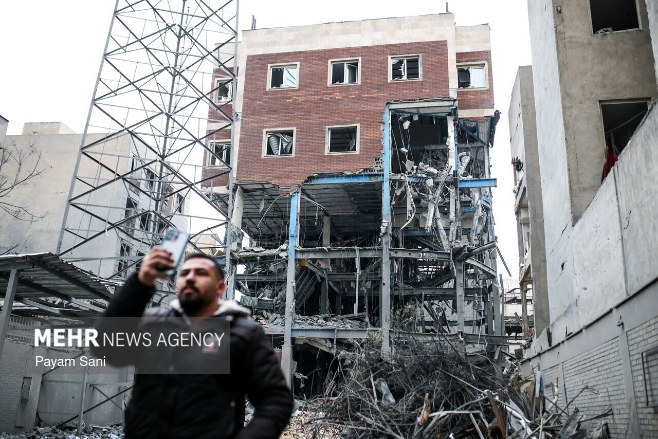 گزارش خبرگزاری مهر وابسته به سازمان تبلیغات اسلامی از حملات آمریکا و اسرائیل + تصاویر