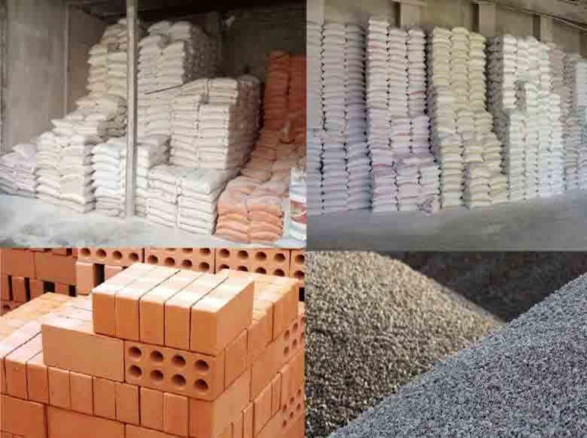 افزایش قیمت مصالح ساختمانی در همه گروهها+ جزئیات افزایش قیمت مصالح ساختمانی در همه گروهها+ جزئیات