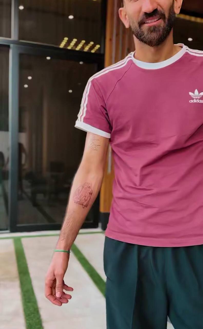 عکس | اولین تتوی علیرضا بیرانوند از یک تصویر خاص