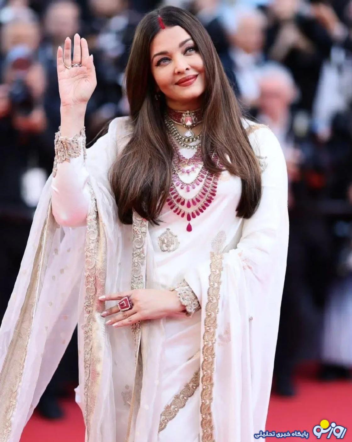 آیشواریا رای با استایل هندی در کن ۲۰۲۵ درخشید