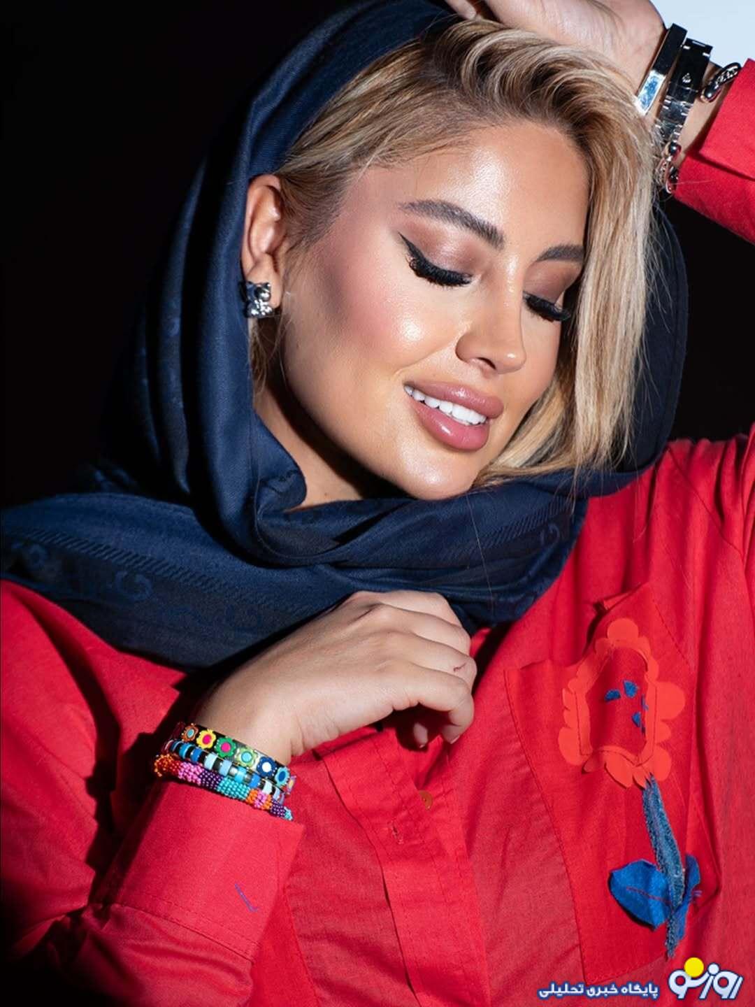 شکست رنگ‌ها در اینستاگرام:همسر خواننده محبوب فرد با استایل جدید/عکس