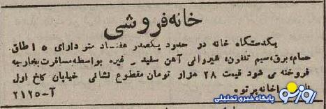 در ۸۰ سال گذشته با چه مبلغی میتوانستید خانه بخرید؟ در ۸۰ سال گذشته با چه مبلغی میتوانستید خانه بخرید؟