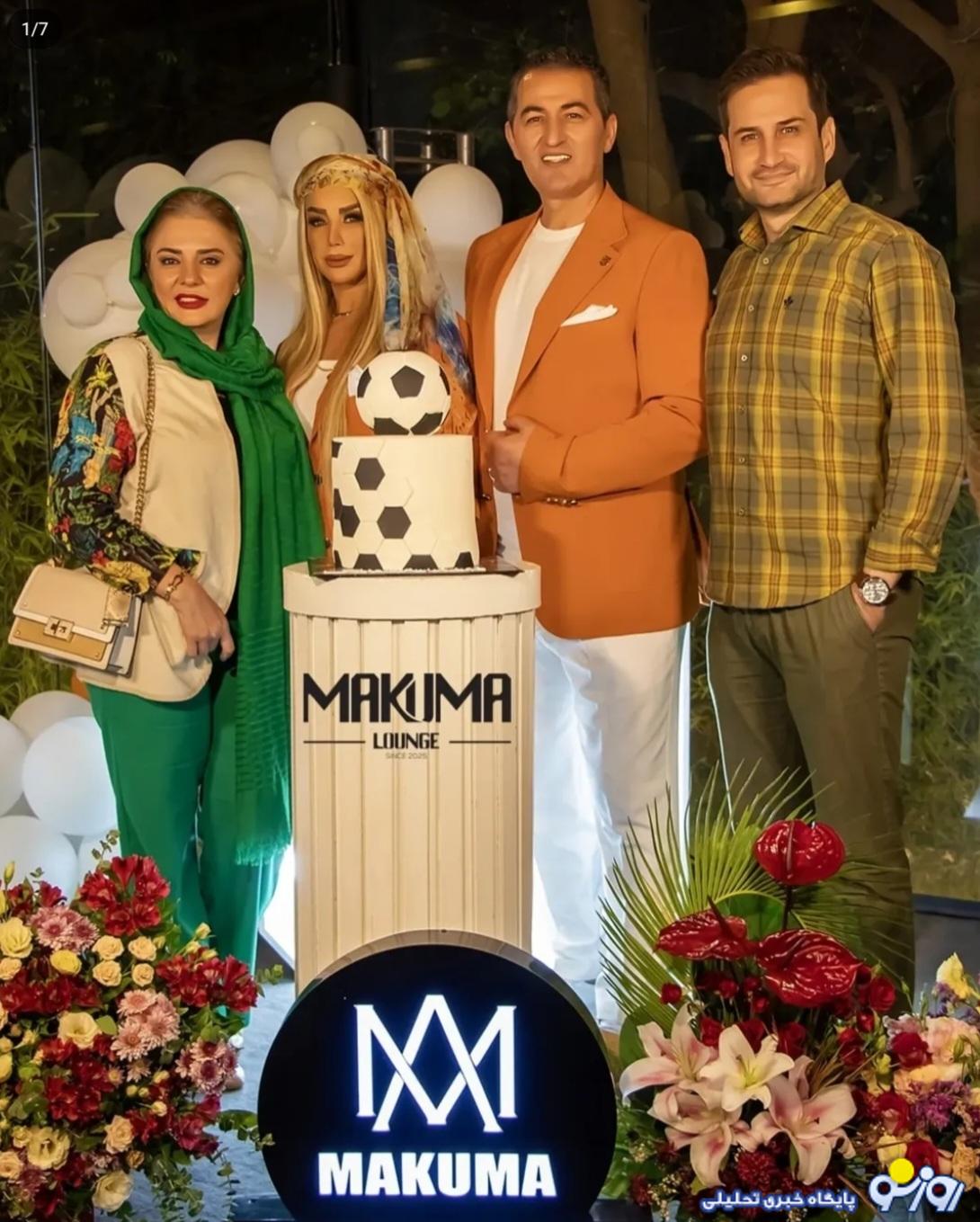 جشن تولد ۵۰ سالگی پرویز برومند با حضور چهره های مشهور و همسر زیبایش/عکس