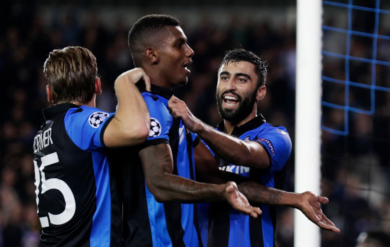 وسلی مورائس مهاجم سابق کلوب بروژ در کنار کاوه رضایی