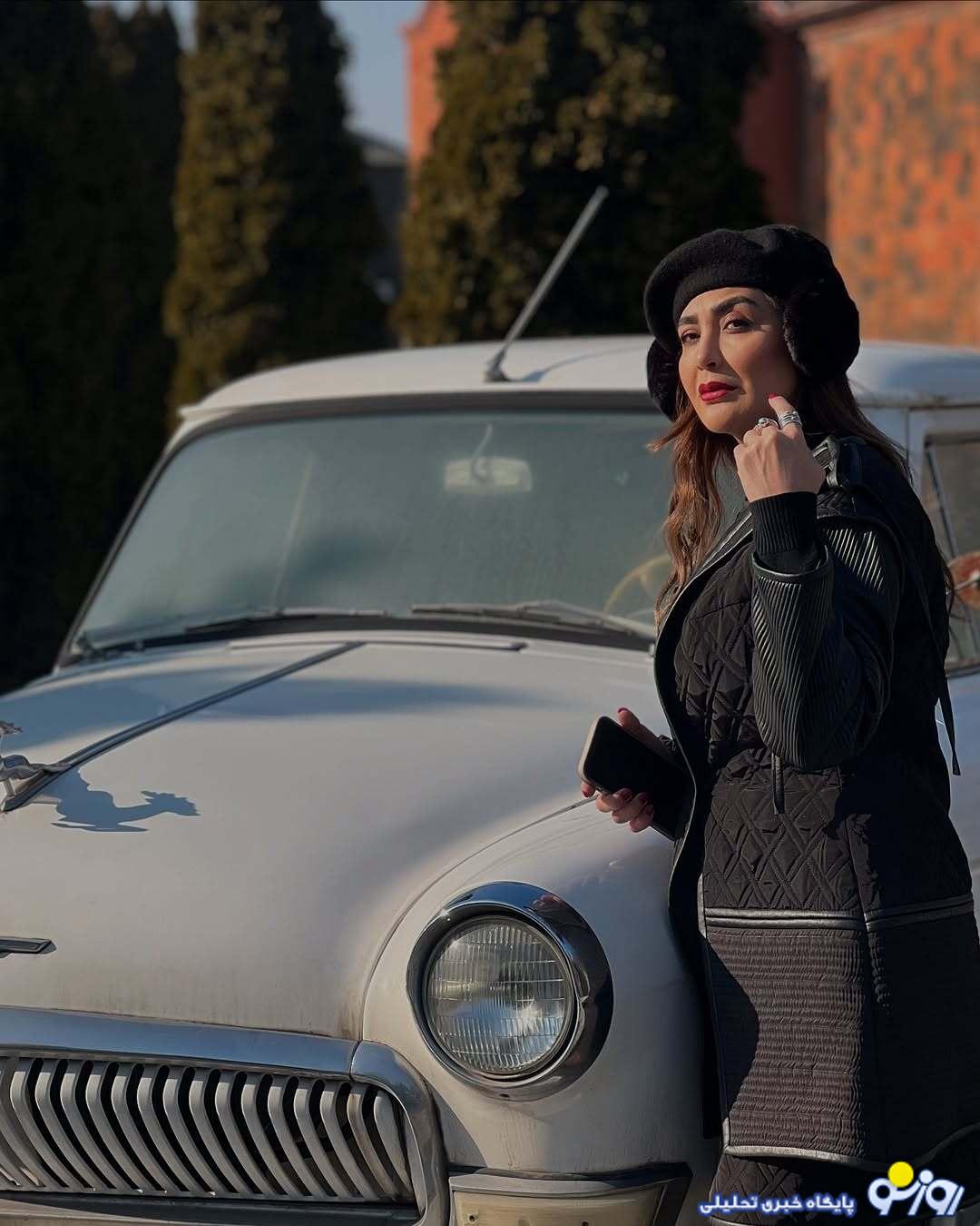 استایل کلاسیکِ خانم بازیگر در یک سفر لاکچری/عکس استایل کلاسیکِ خانم بازیگر در یک سفر لاکچری/عکس
