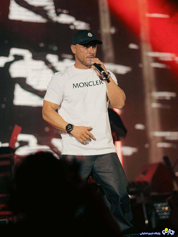 تیپ جالب آرمین ۲ afm در کنسرت جدیدش/ عکس