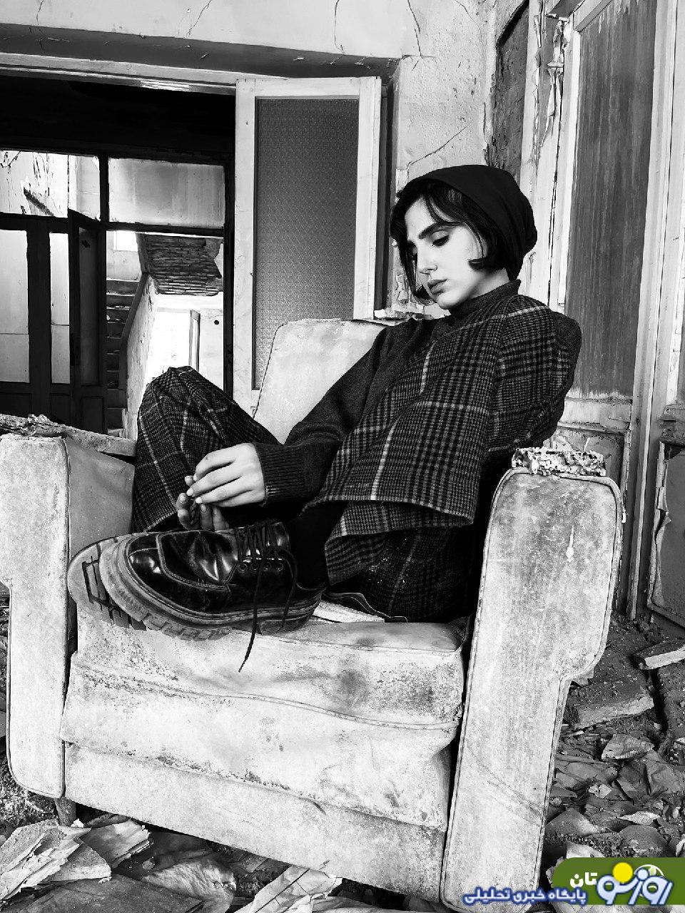 عکس‌ غیرمنتظره نگار نیکدل در یک خرابه!