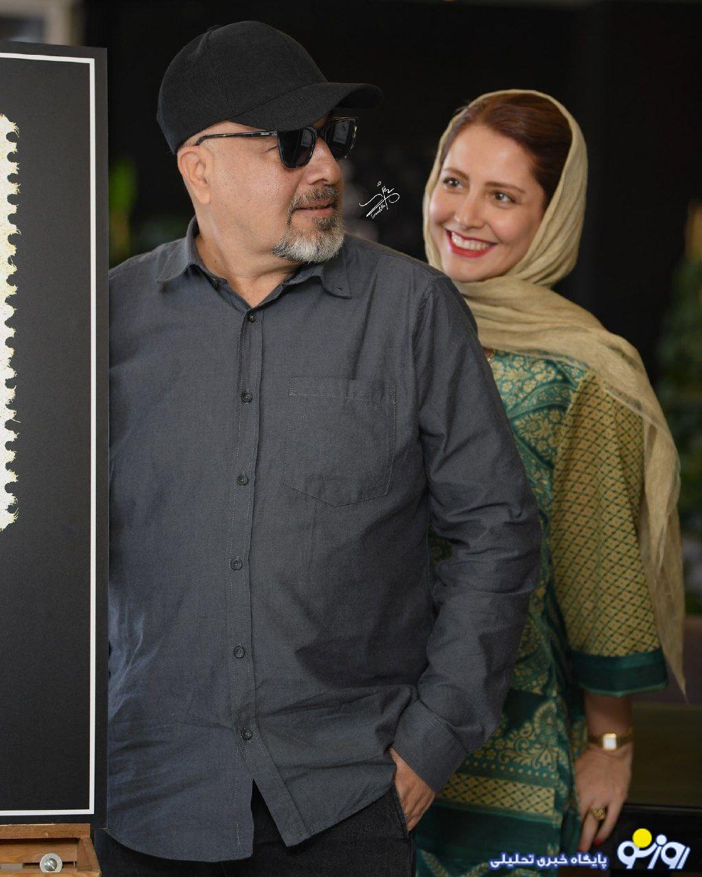عکس صمیمی رضا عطاران با خانم بازیگر/عکس