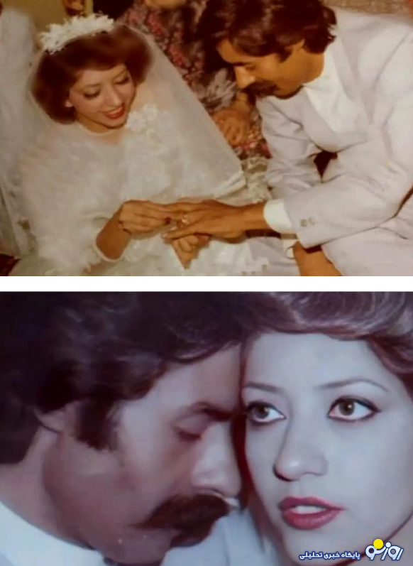 عروسی خسرو شکیبایی با پروین کوشیار سال 60/عکس