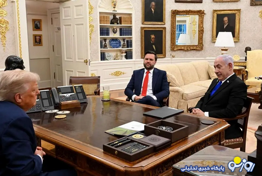 جزئیات دیدار نود دقیقهای نتانیاهو و ترامپ جزئیات دیدار نود دقیقهای نتانیاهو و ترامپ