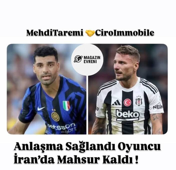 عکس از معاوضه طارمی و ایموبیله بشیکتاش و اینتر