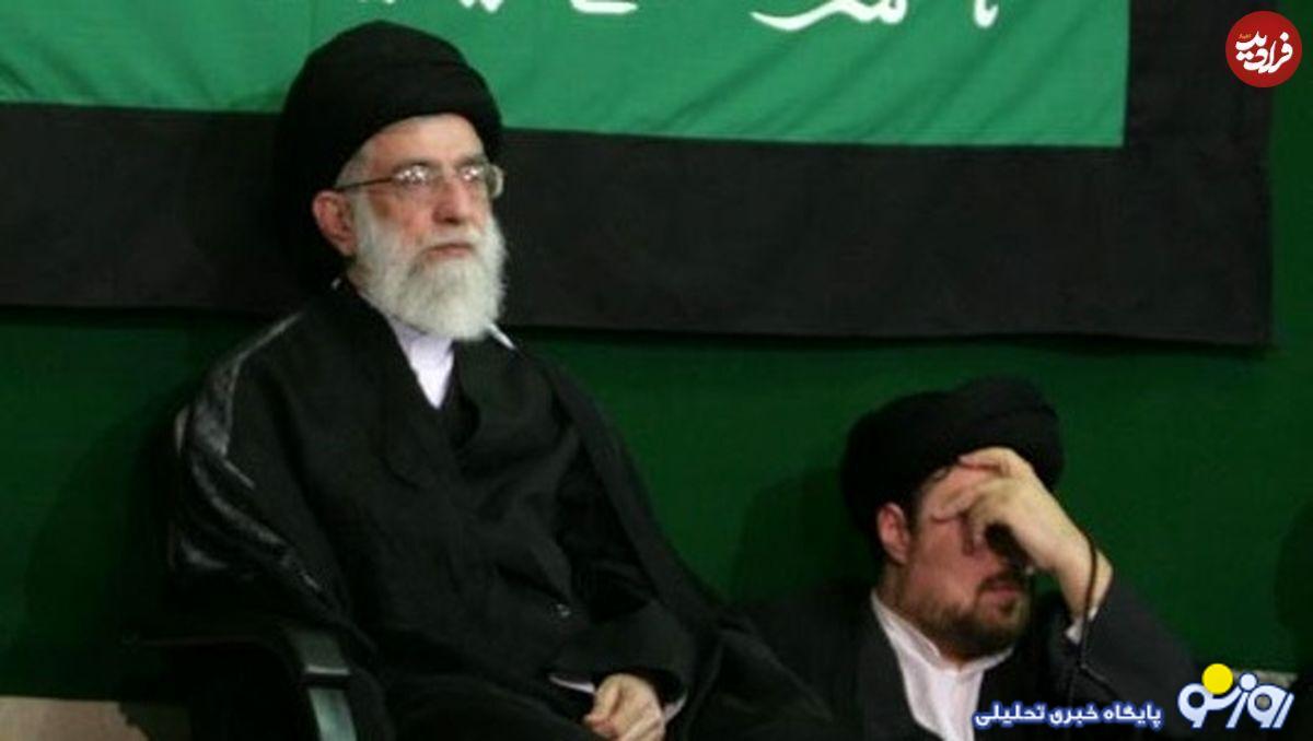 نوههای امام خمینی در مراسم عزاداری در بیت رهبری نوههای امام خمینی در مراسم عزاداری در بیت رهبری