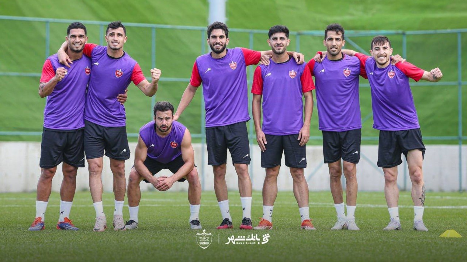 علی علیپور و وحید امیری و سروش رفیعی و دیگر بازیکنان پرسپولیس تهران در تمرینات این تیم - لیگ یبرتر ایران