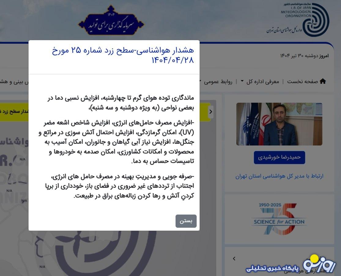 مراقب تابش اشعه UV در تهران باشید