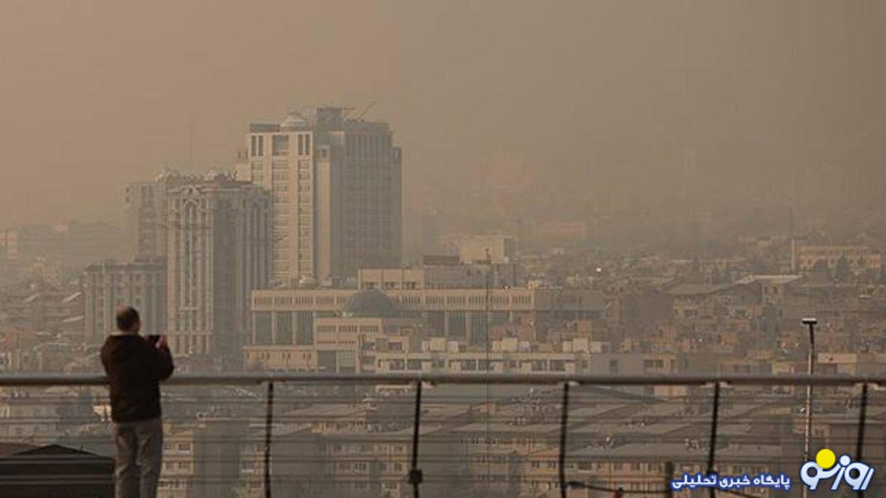 شاخص آلودگی هوای تهران امروز سه‌شنبه ۳۱ تیر ۱۴۰۴