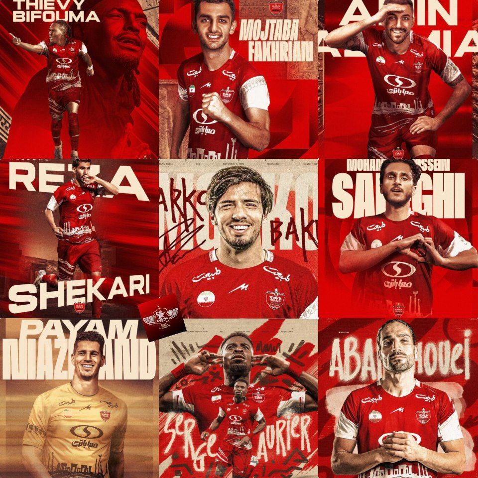 عکس از ۹ خرید پرسپولیس در بازار نقل‌وانتقالات تابستانه