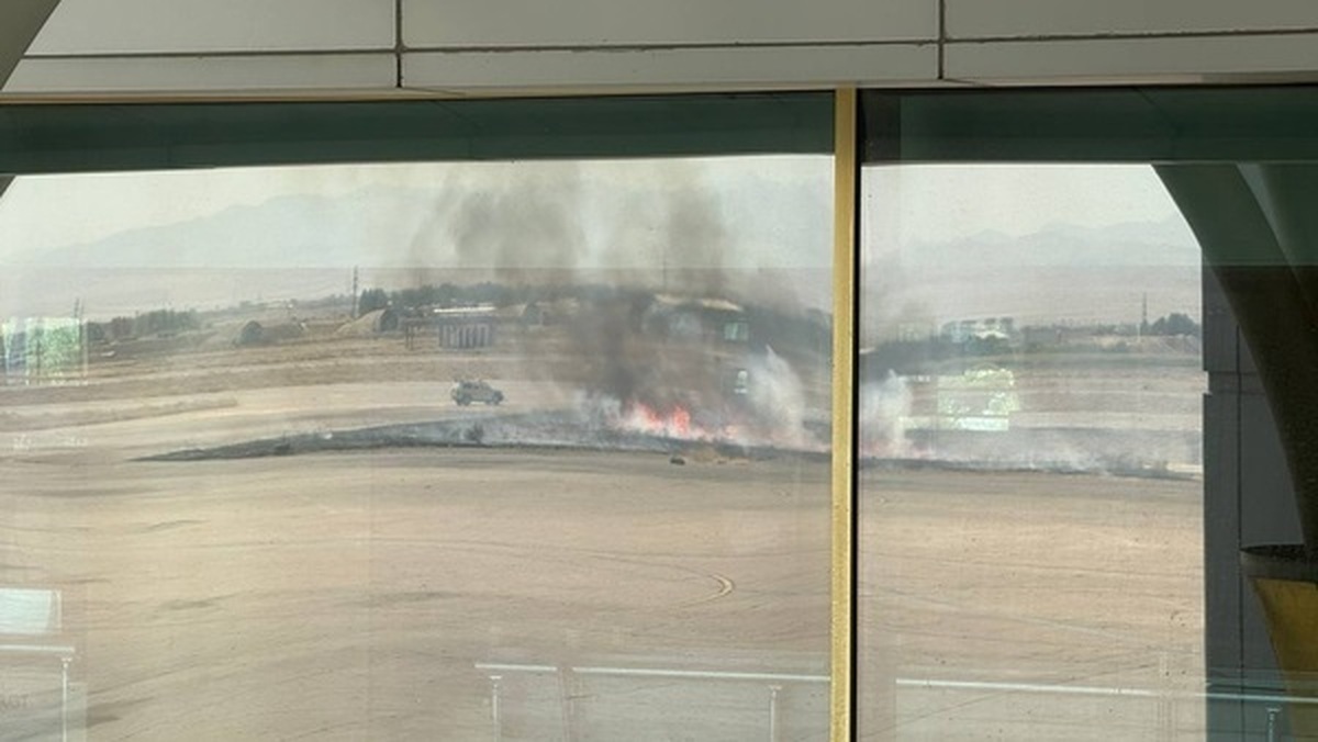 اطلاعیه فرودگاه مشهد درمورد آتش‌سوزی در این فرودگاه