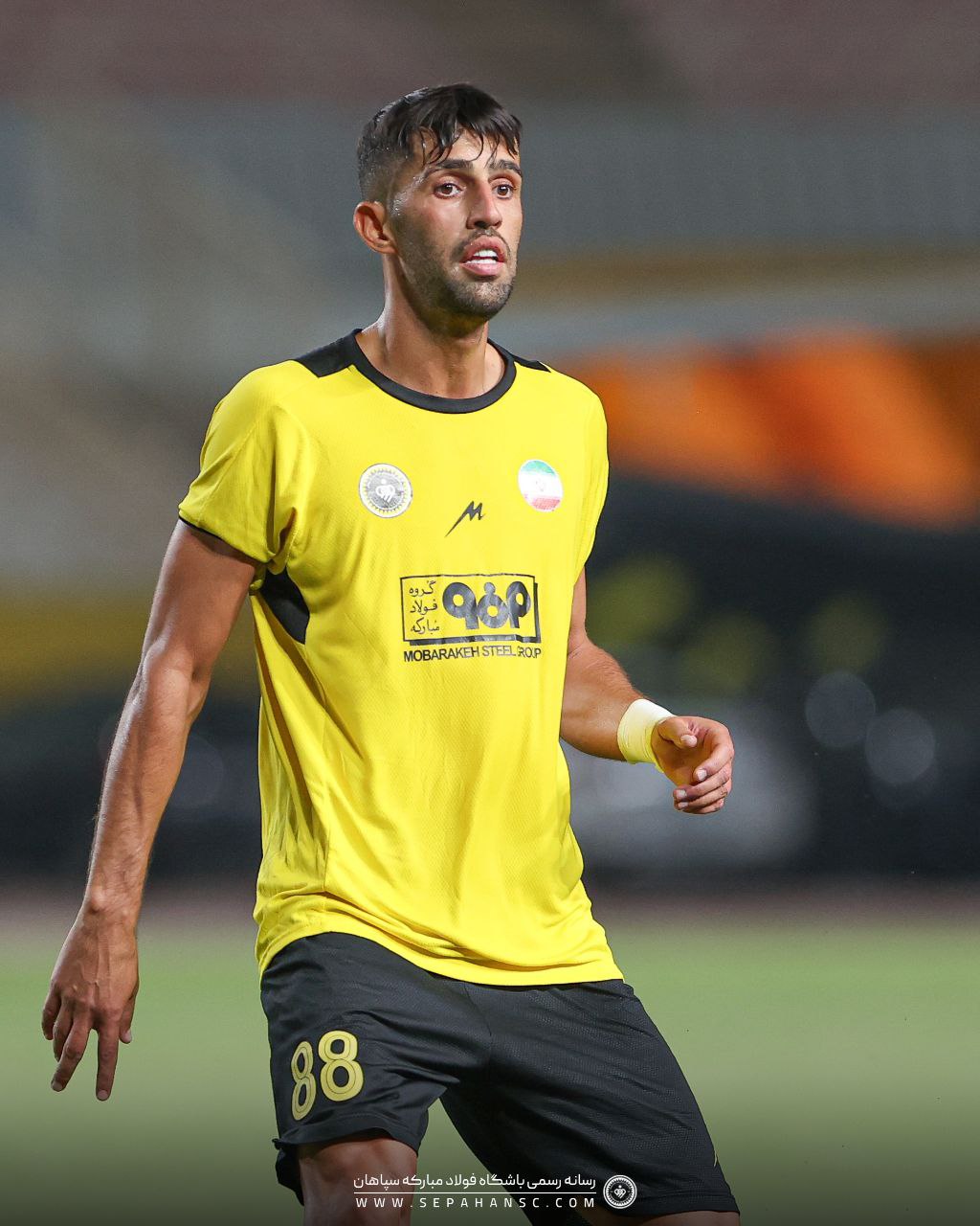 آرش رضاوند هافبک سپاهان اصفهان و بازیکن سابق استقلال در اردوی ترکیه تیم اصفهانی