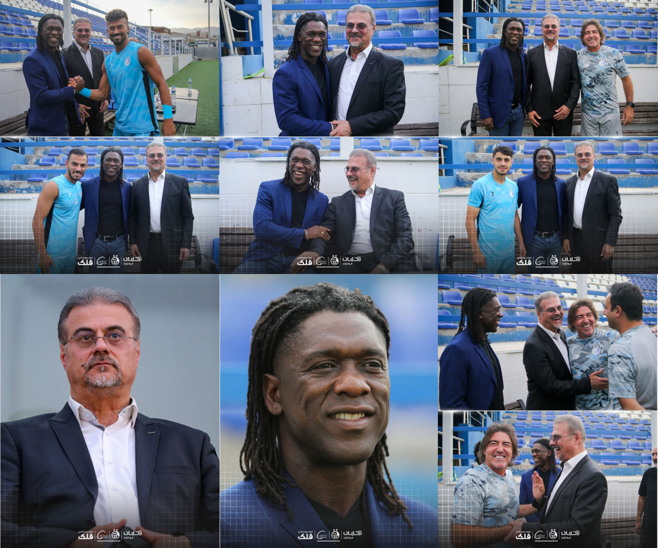 کلارنس سیدورف در ایران - رامین رضاییان - ابوالفضل جلالی - علی نظری جویباری - ریکاردو سایپنتو و سعید سحرخیزان - لیگ برتر ایران