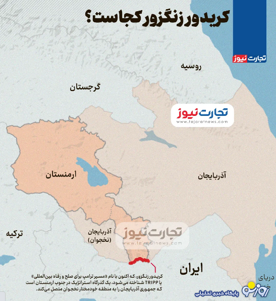 کریدور زنگزور کجاست؟