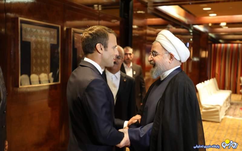 تلاش مکرون برای برقراری ارتباط بین حسن روحانی و ترامپ!