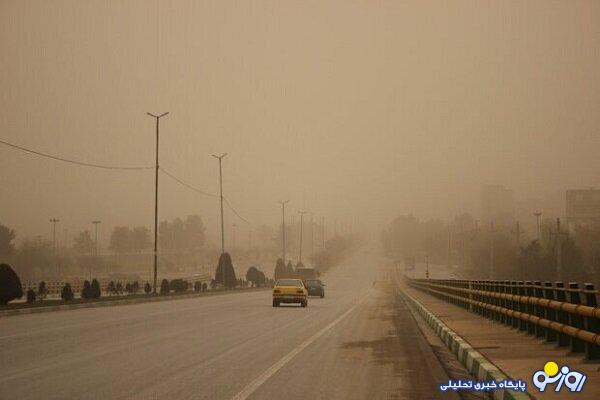 گردوخاک و رگبار موقتی در تهران