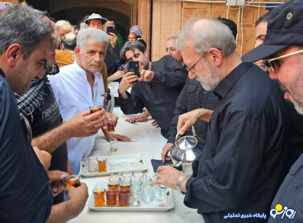 پذیرایی از زائران اربعین به سبک علی لاریجانی