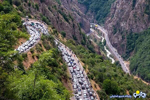 محدودیت ترافیکی در جاده چالوس و آزادراه تهران - شمال محدودیت ترافیکی در جاده چالوس و آزادراه تهران - شمال