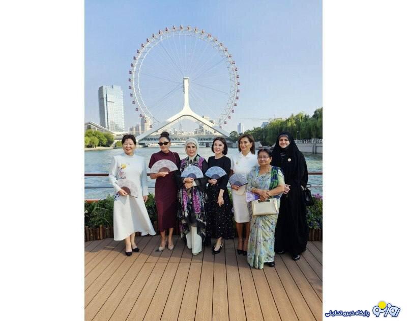 زهرا پزشکیان با همسران روسای جمهور زهرا پزشکیان با همسران روسای جمهور