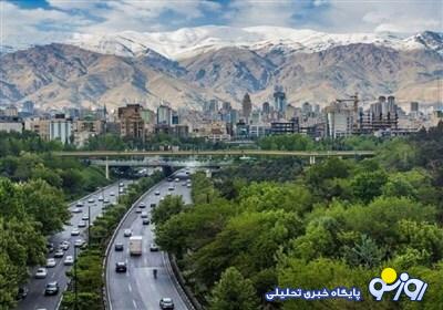 هوای تهران در وضعیت قابل قبول