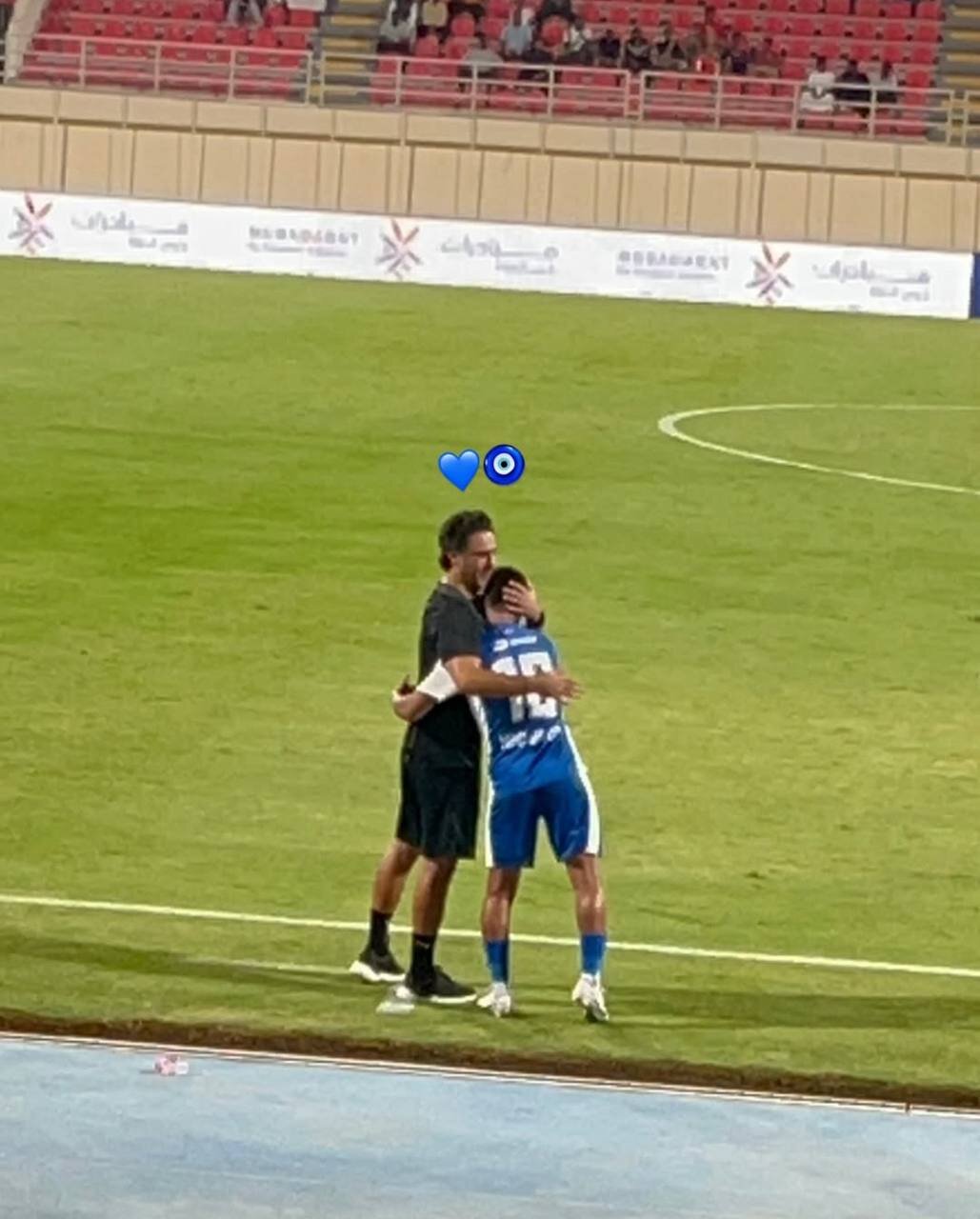 عکس | بهیاد روزهای خوش استقلال و کلباء؛ برخورد گرم مجیدی و قایدی در امارات