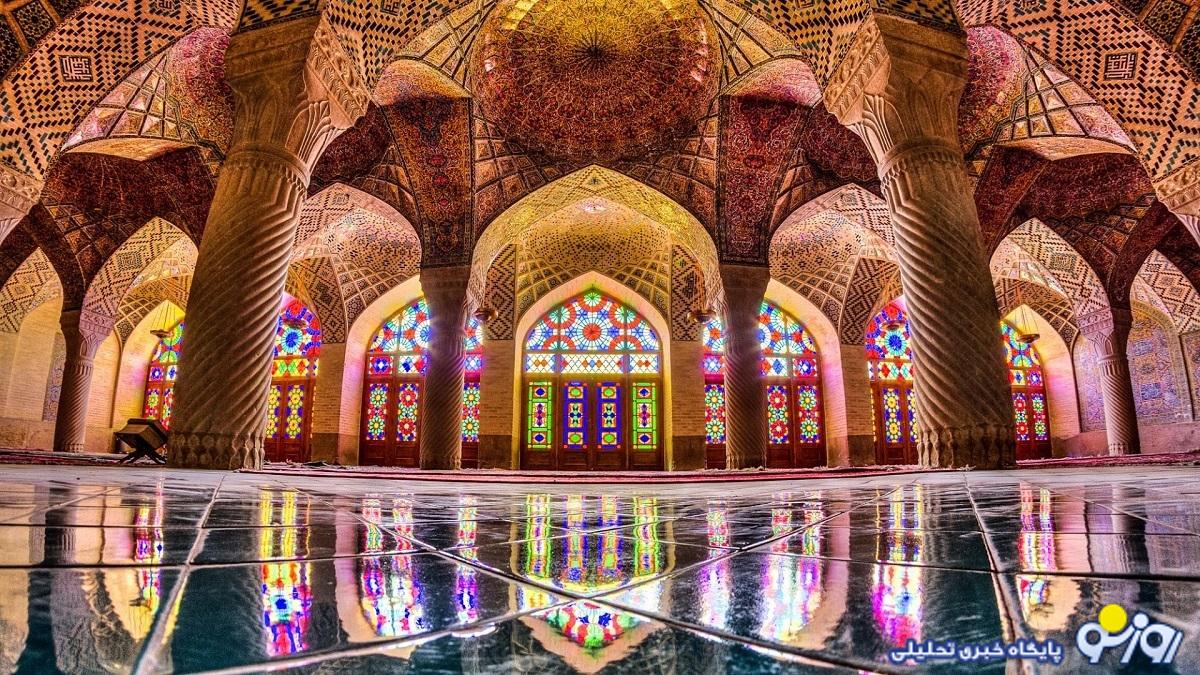 مسجد صورتی شیراز؛ نگین درخشان معماری اسلامی و جلوهای از هنر ایرانی مسجد صورتی شیراز؛ نگین درخشان معماری اسلامی و جلوهای از هنر ایرانی