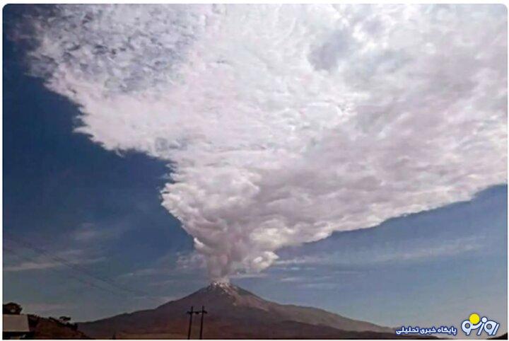 فوران آتشفشان قله دماوند صحت دارد؟