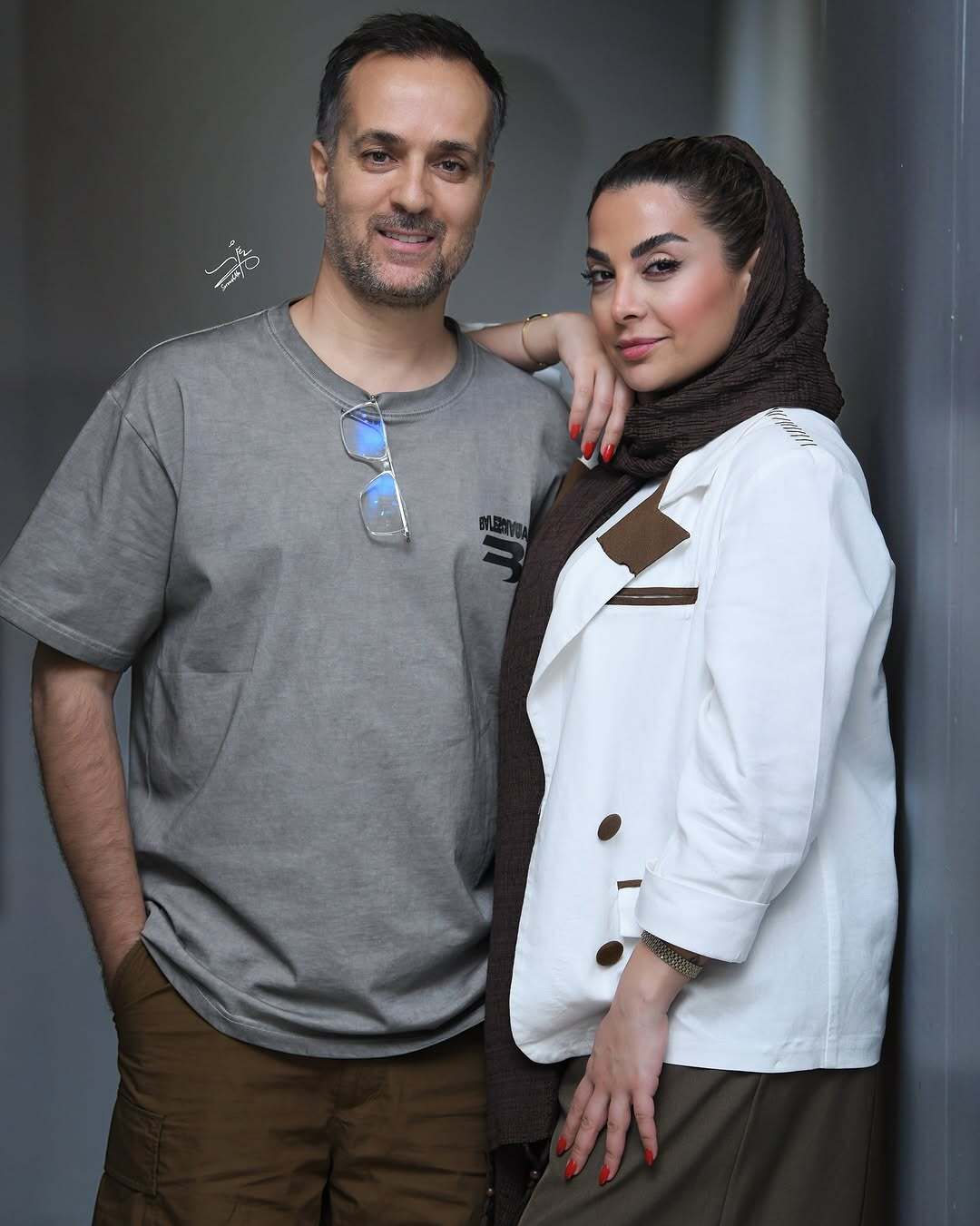 تصاویر عاشقانه از ارسطو و همسر زیبایش+ عکس