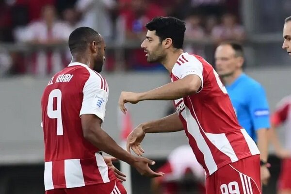 آمار ضعیف مهدی طارمی در شب شکست المپیاکوس