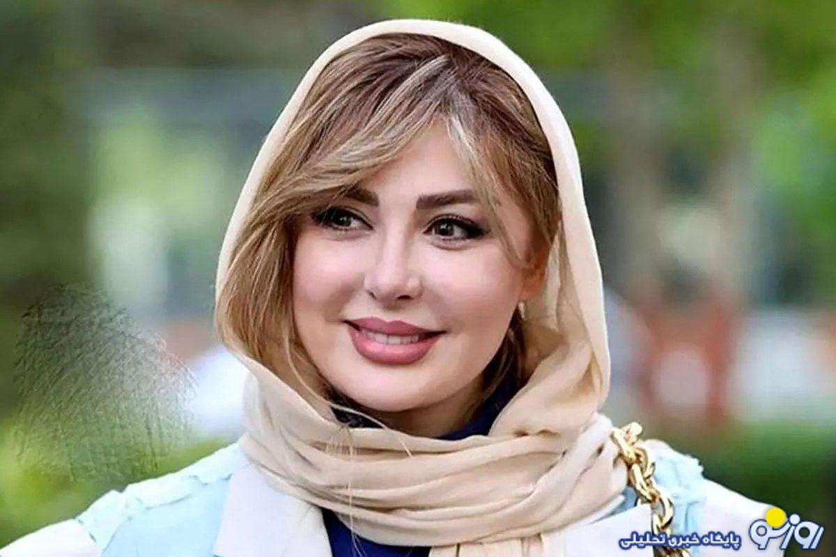 دور دور نیوشا ضیغمی با ماشین لاکچری در تهران!