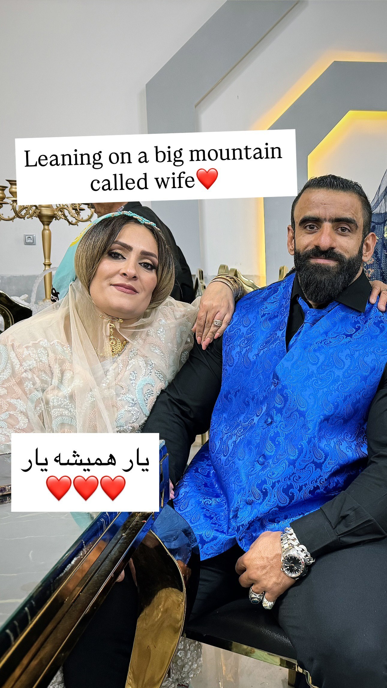 عاشقانه هادی چوپان با همسرش پس از نتایج مستر المپیا