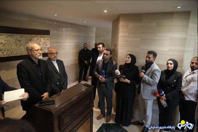 لاریجانی: کار بازسازی خانه‌هایی که در حملات وحشیانه اسرائیل خراب شدند را دنبال می‌کنیم