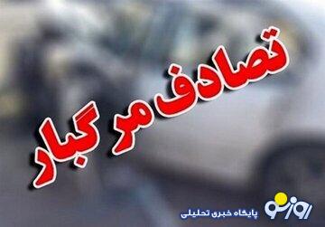 واژگونی اتوبوس دانشجویان در سمنان