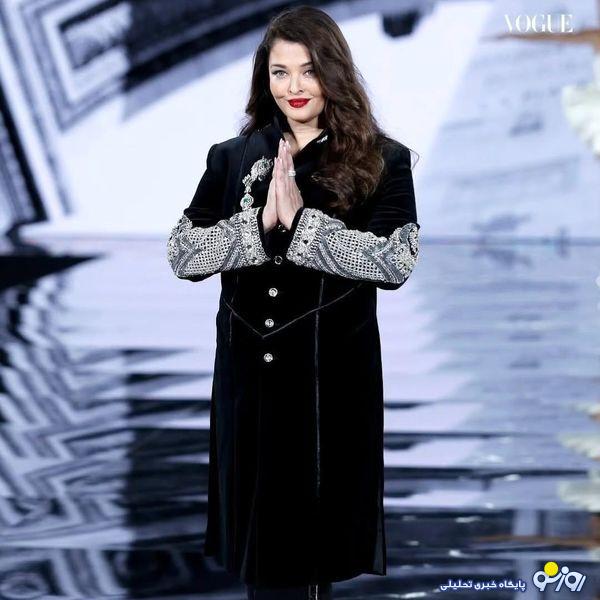 عکسی زیبا از آیشواریا رای با یک استایل هندی در پاریس عکسی زیبا از آیشواریا رای با یک استایل هندی در پاریس