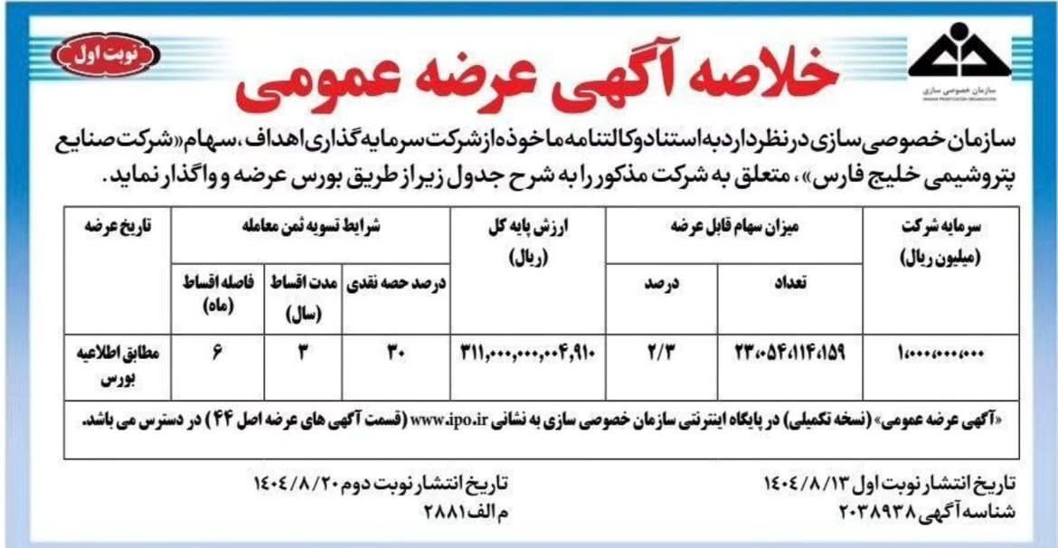 خسارت ۶۵.٧ هزار میلیارد تومانی بازنشستگان نفت از واگذاری سهام هلدینگ خلیج فارس