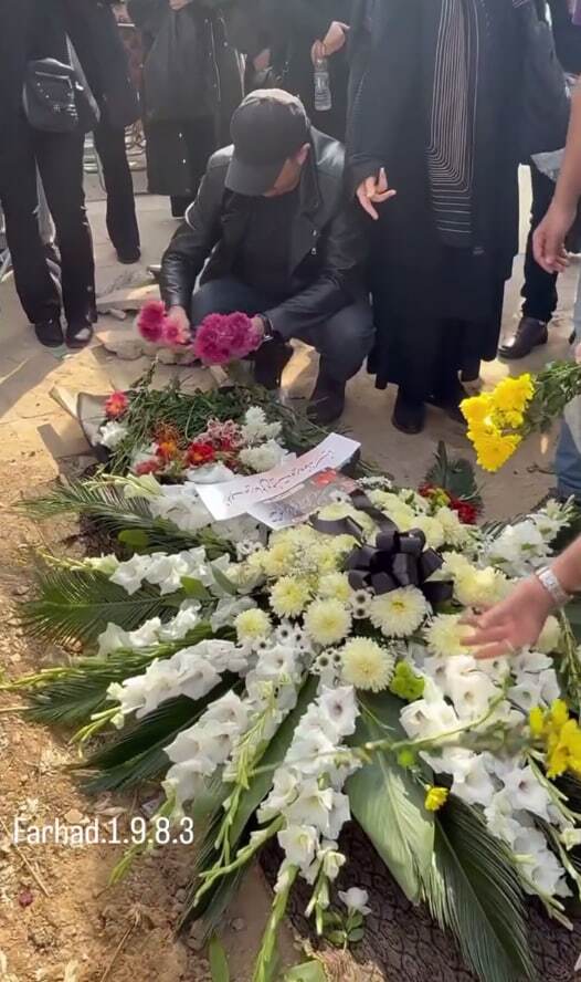 اولین تصویر از مزار زنده‌یاد همایون ارشادی