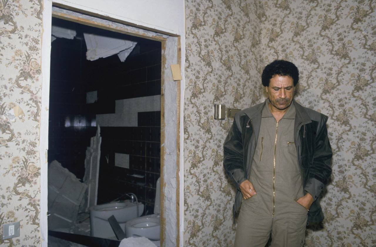 چهره دیده نشده معمر قذافی