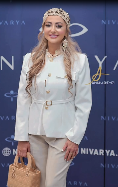 نفیسه روشن با استایل کاملا برند نفیسه روشن با استایل کاملا برند